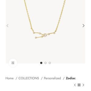 Secret box Taurus zodiac necklace like new